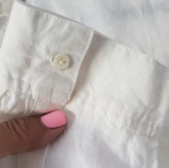 Urban Research Doors 100% Linen Boho Lagenlook Top - Picture 5 of 7